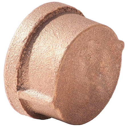 Merit Brass Co 3/4 Lead Free Brass Cap, FNPT, 125 PSI XNL116-12